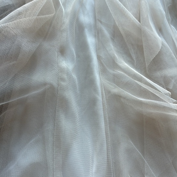 Nights by teeze me evening dress with tulle and waves size 1 Cream floral - Picture 10 of 12